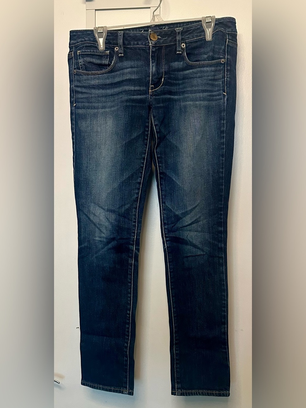 American Eagle Outfitters Women’s Skinny Jeans - Dark Blue Wash